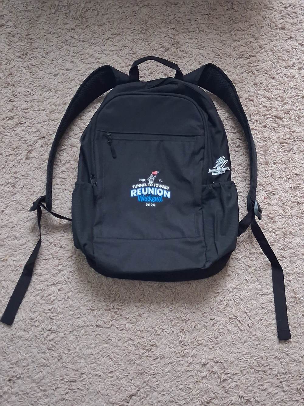 Tunnel To Towers Reunion Weekend 2026 Black Backpack